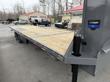 New 2026 Diamond C DET210 DECK OVER POWER TILT TRAILER WITH HYDRO JACKS & REMOTE