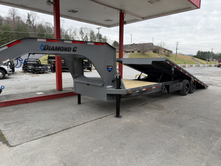New 2026 Diamond C DET210 DECK OVER POWER TILT TRAILER WITH HYDRO JACKS & REMOTE