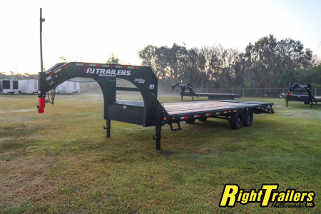 New 2026 8.5X25 PJ Gooseneck Equipment Trailer