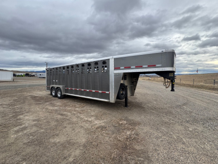 New 2026 Wilson 24' RANCH HAND Stock Trailer