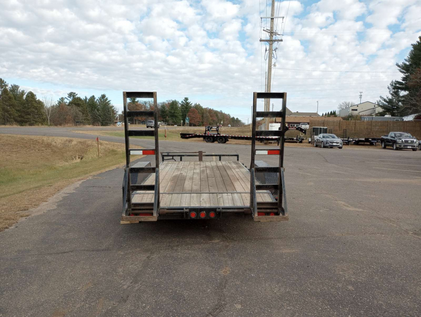 Used 2012 PJ Trailers 83" x 16' CC Equipment Trailer 14k
