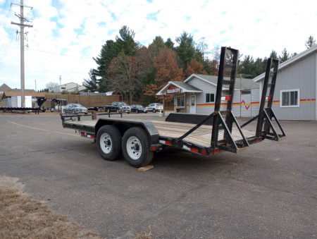 Used 2012 PJ Trailers 83" x 16' CC Equipment Trailer 14k