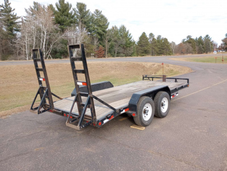 Used 2012 PJ Trailers 83" x 16' CC Equipment Trailer 14k