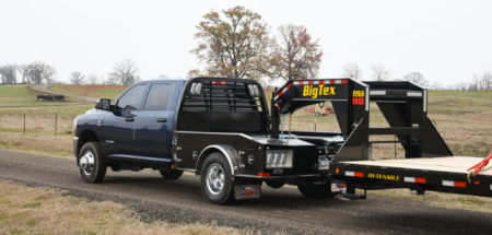 Used 2016 CM Truck Beds ER Model Skirted Flatbed Truck Bed
