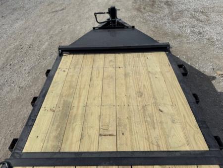 New 2026 H&H Black 82"x16'+6' 15.4k Topline I-Beam Tilt Equipment Trailer
