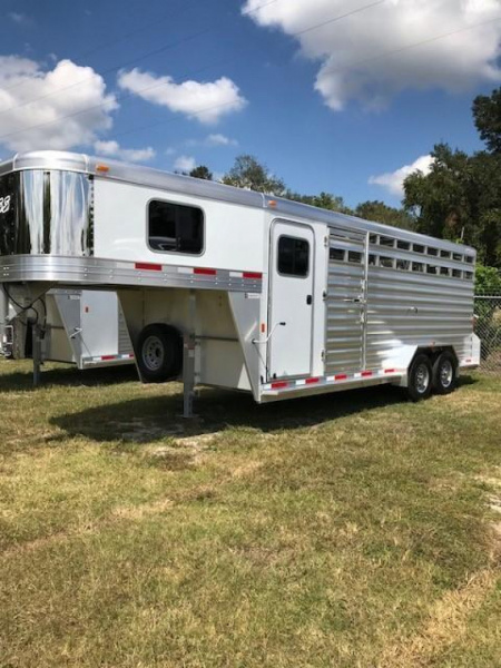 New 2026 Exiss Trailers STC 7020 GN Stock / Stock Combo Trailer