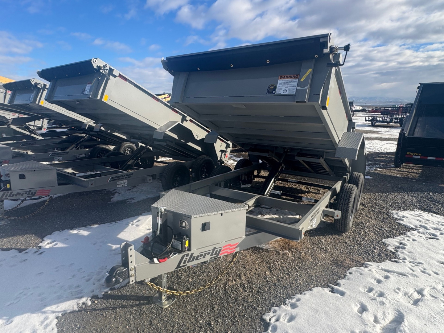 New 2026 Liberty LD7 72x12 Dump Trailer (7K GVW)
