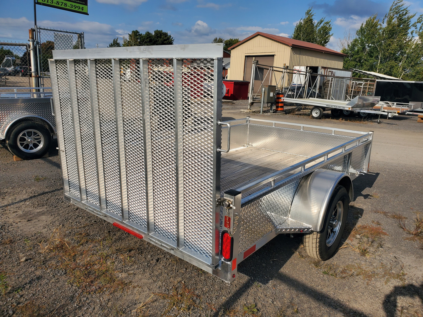 New 2026 Enbeck All Aluminum 6'x10' SA-3500 Utility Trailer