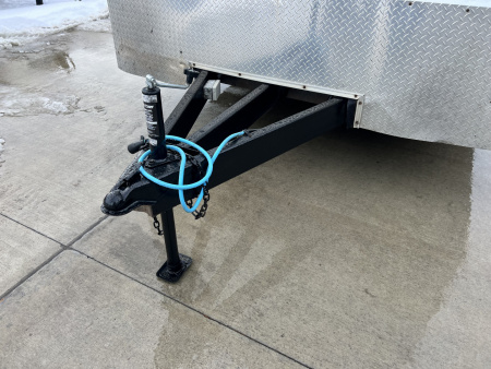 Used 2013 Haulmark 8.5x16 TALL 7’ Enclosed Rear Ramp Car Hauler Cargo Trailer