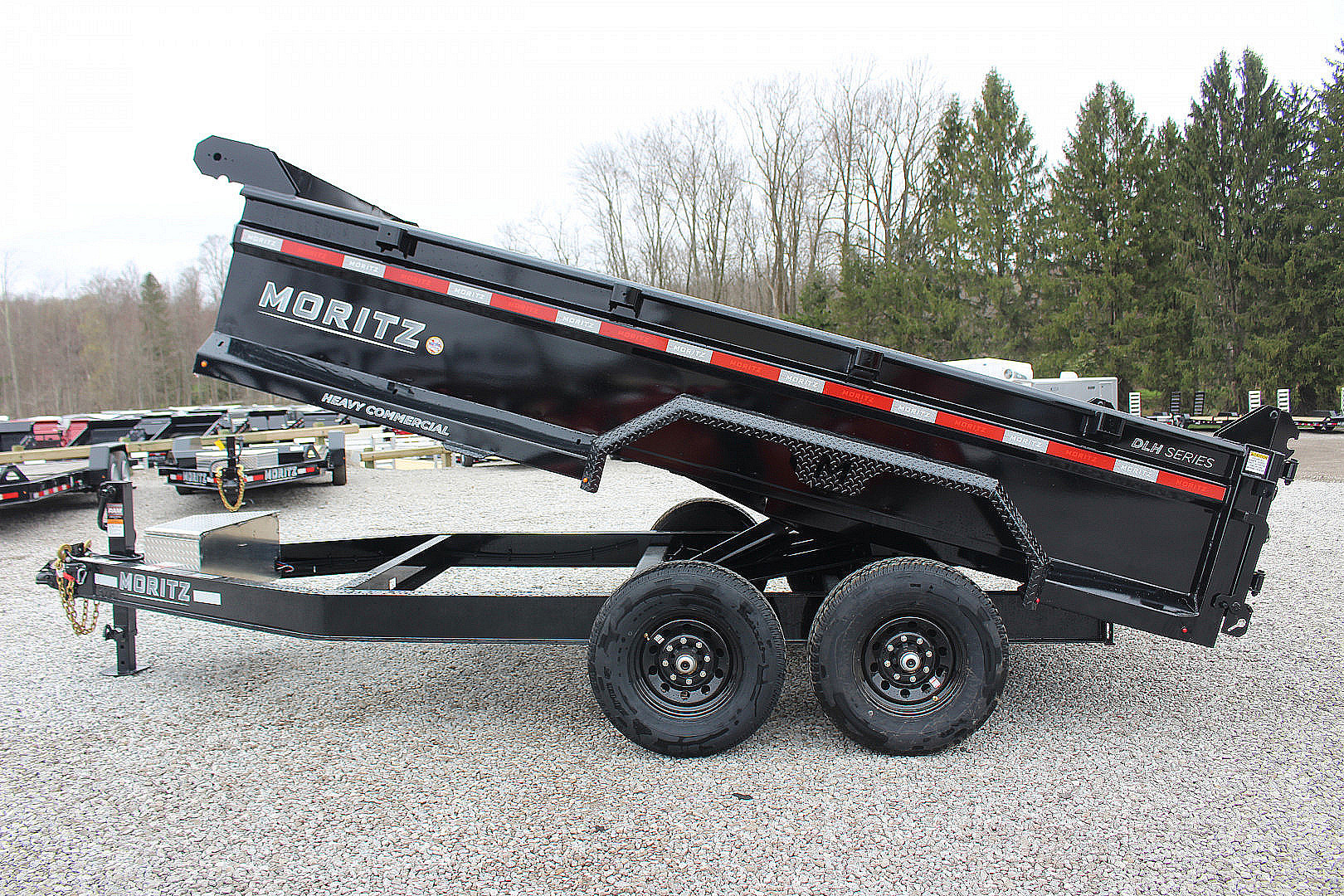 New 2026 Moritz 6' 10" x 14' Heavy Commercial DLH Series Dump Trailer - 14000# GVW