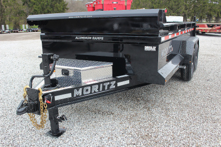 New 2026 Moritz 6' 10  x 14' Heavy Commercial DLH Series Dump Trailer - 14000# GVW