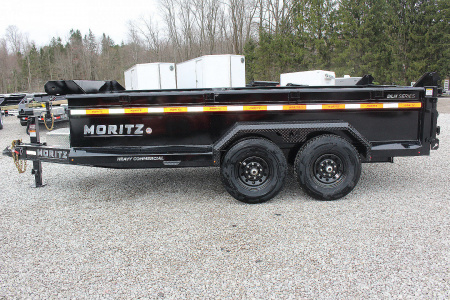 New 2026 Moritz 6' 10" x 14' Heavy Commercial DLH Series Dump Trailer - 14000# GVW