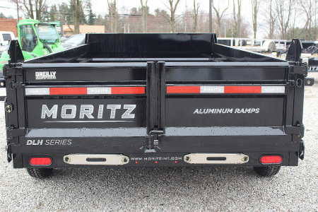 New 2026 Moritz 6' 10" x 14' Heavy Commercial DLH Series Dump Trailer - 14000# GVW