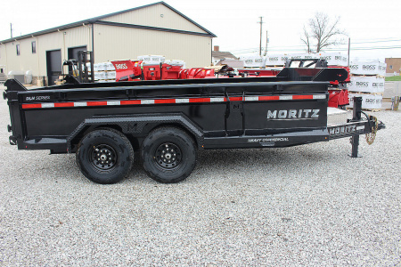New 2026 Moritz 6' 10" x 14' Heavy Commercial DLH Series Dump Trailer - 14000# GVW