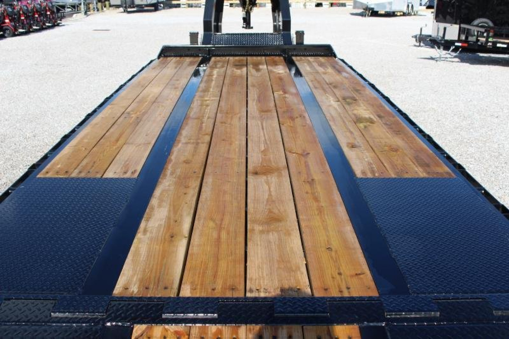 New 2026 Moritz FDGH Hydraulic Tail 32' GOOSENECK Deckover Flatbed Trailer- 25900# GVW