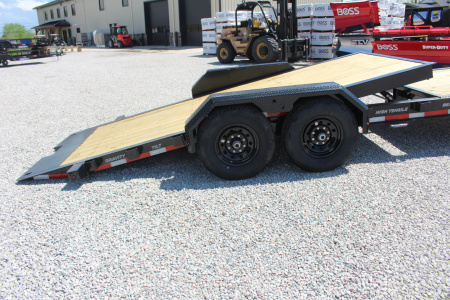 New 2026 Moritz 7' x 16' + 6' Low Pro - Gravity Tilt - Tilt Trailer - 14000# GVW