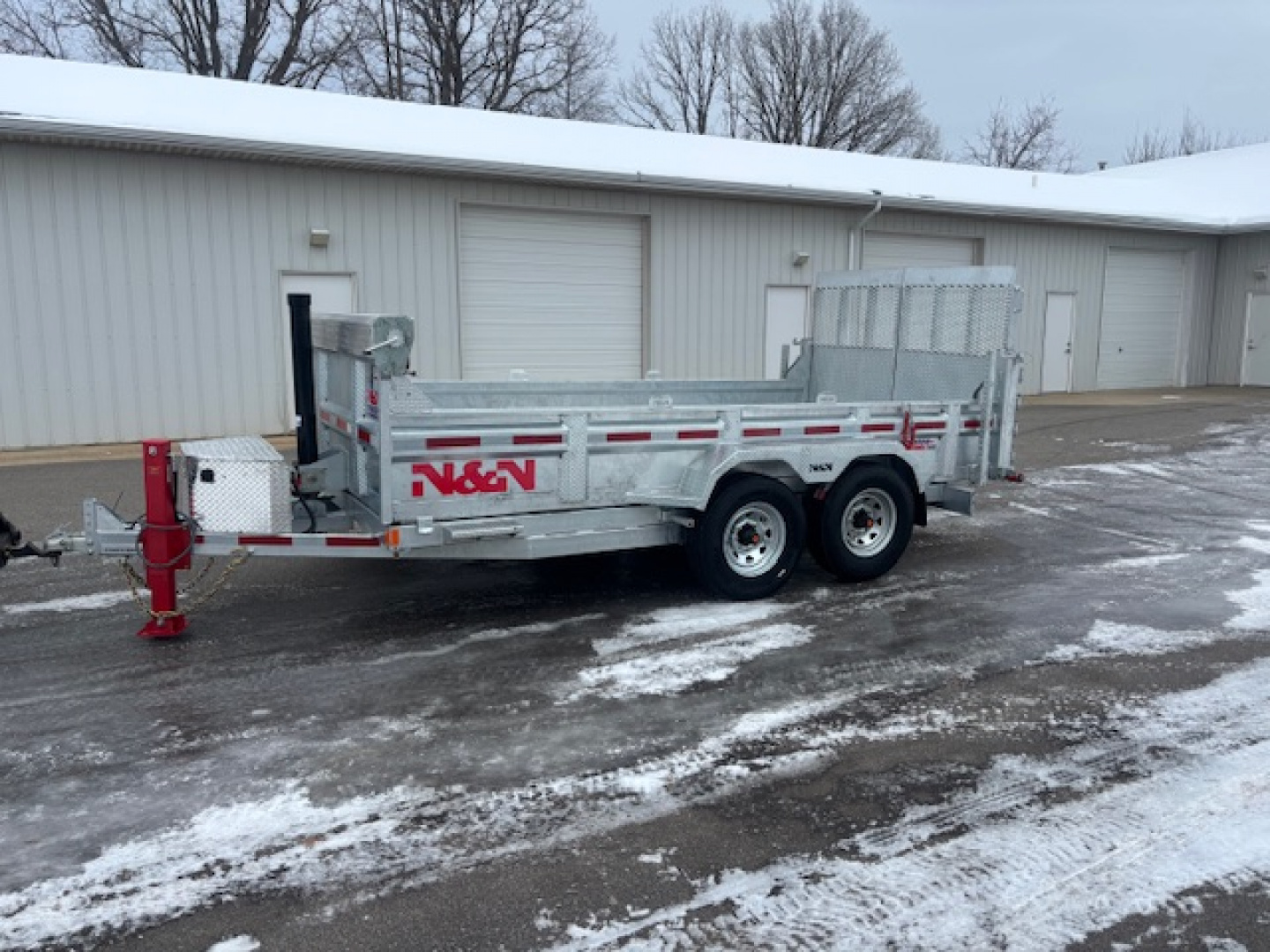 New 2026 N & N Trailers 7x14 14K Dump Trailer