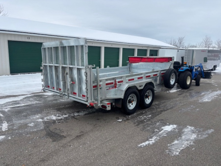 New 2026 N & N Trailers 7x14 14K Dump Trailer