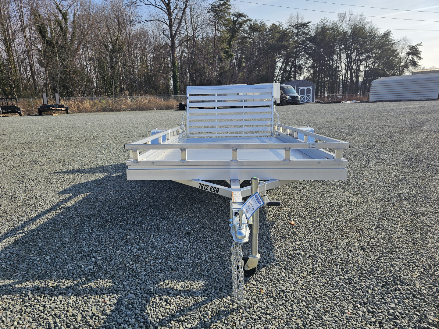 New 2026 ALUMA 7812ES Utility Trailer