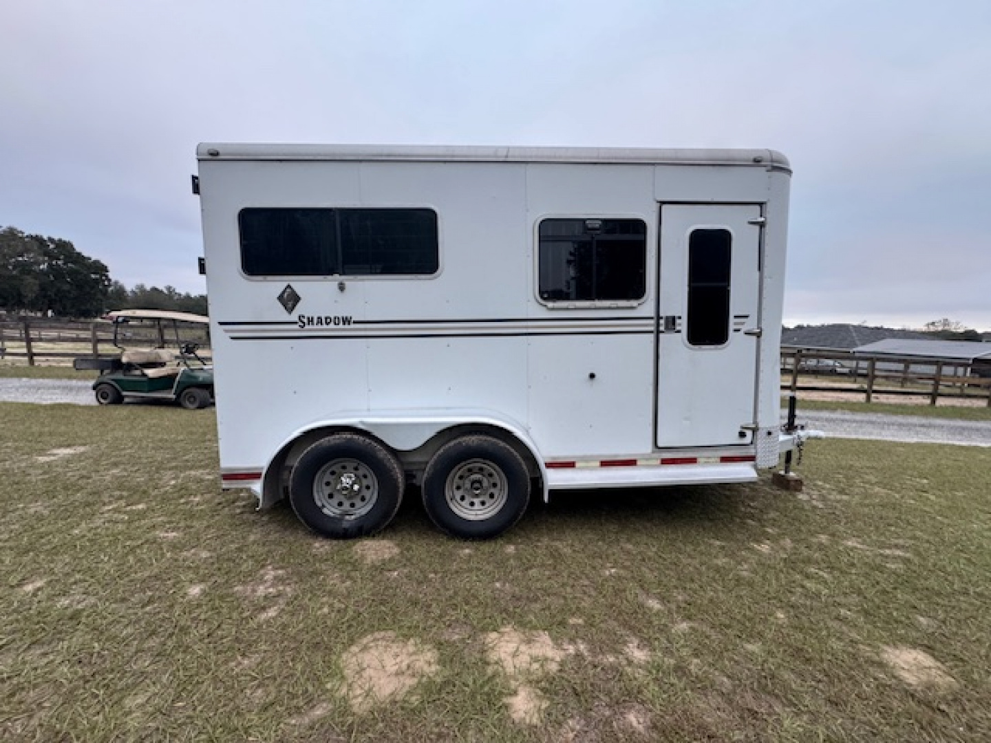 Used 2007 Shadow Stablemate 2H Straight Load Horse Trailer