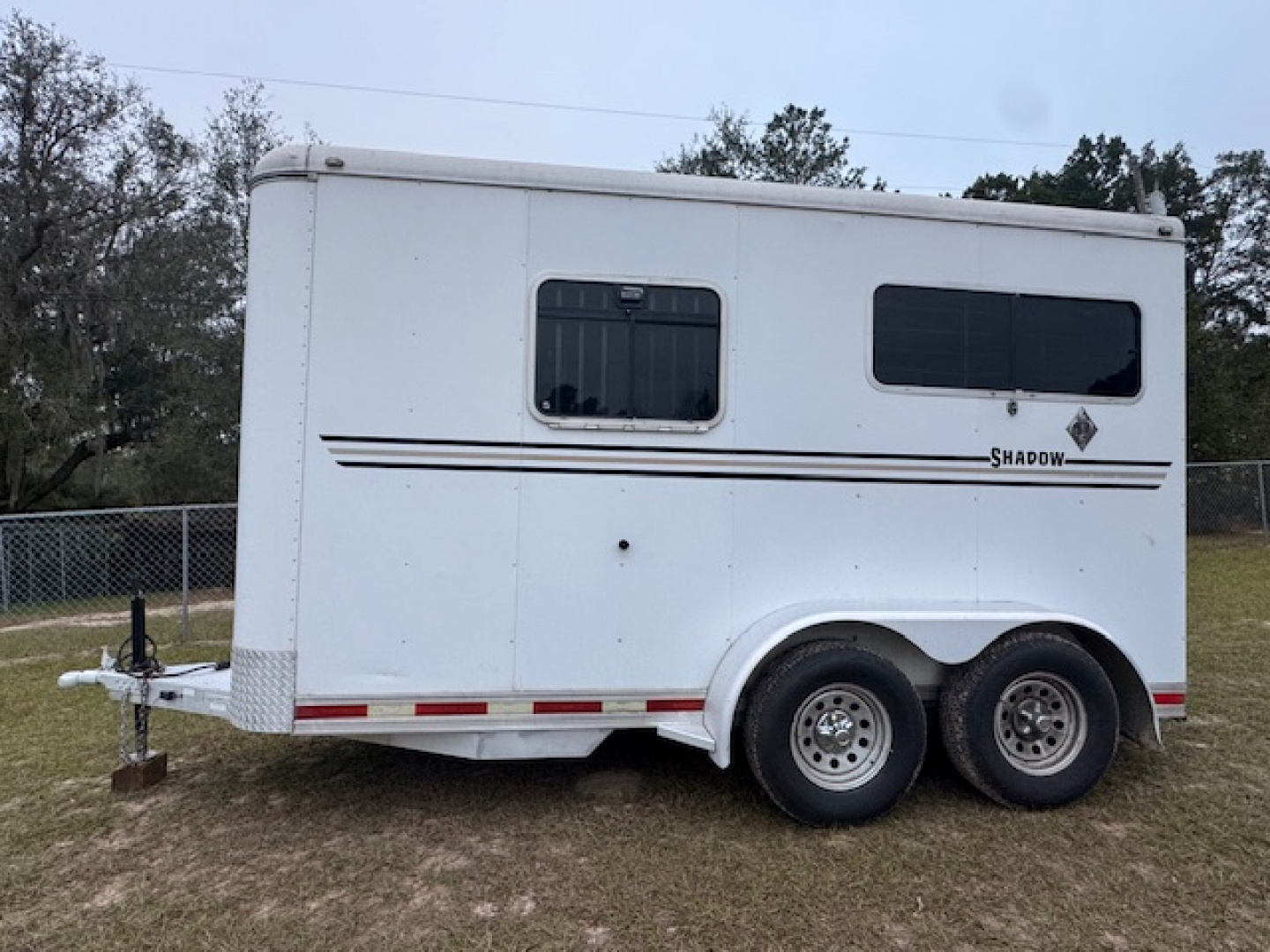 Used 2007 Shadow Stablemate 2H Straight Load Horse Trailer