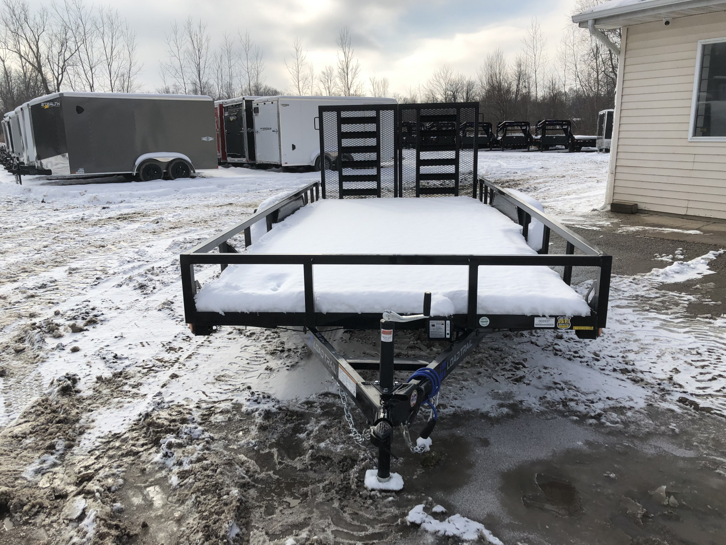 New 2026 Load Trail 16' W/ SPLIT REAR GATE Landscape Trailer