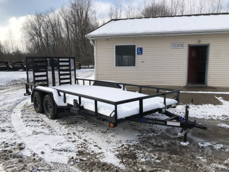 New 2026 Load Trail 16' W/ SPLIT REAR GATE Landscape Trailer