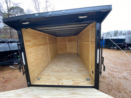 New 2026 Choice Cargo 7X14TA BLK-RED Cargo / Enclosed Trailer