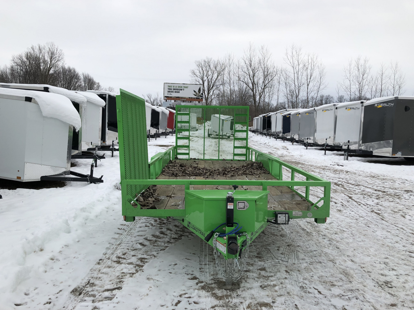 New 2026 Load Trail 20' W/ SIDE LOADING GATE Landscape Trailer