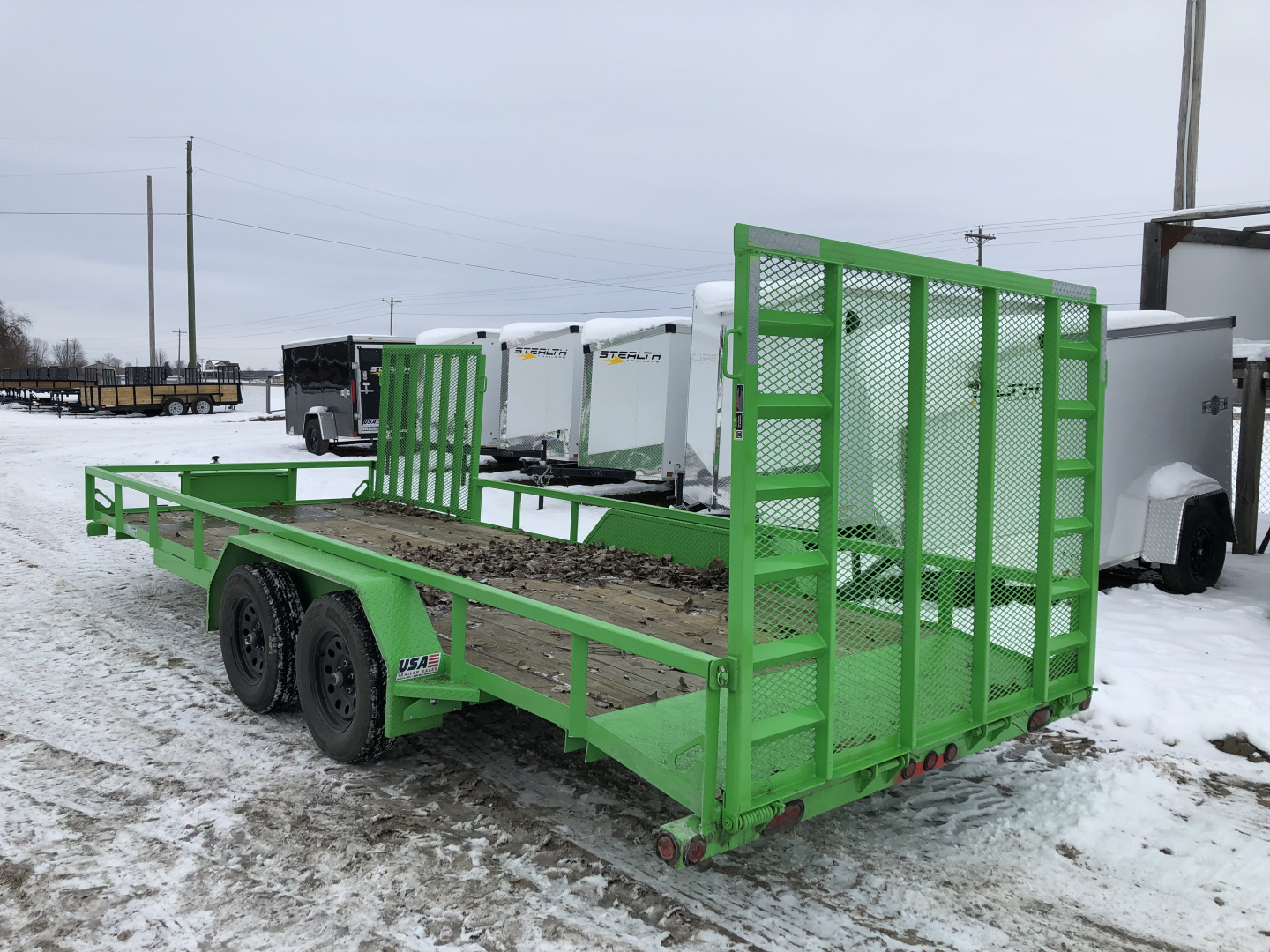 New 2026 Load Trail 20' W/ SIDE LOADING GATE Landscape Trailer