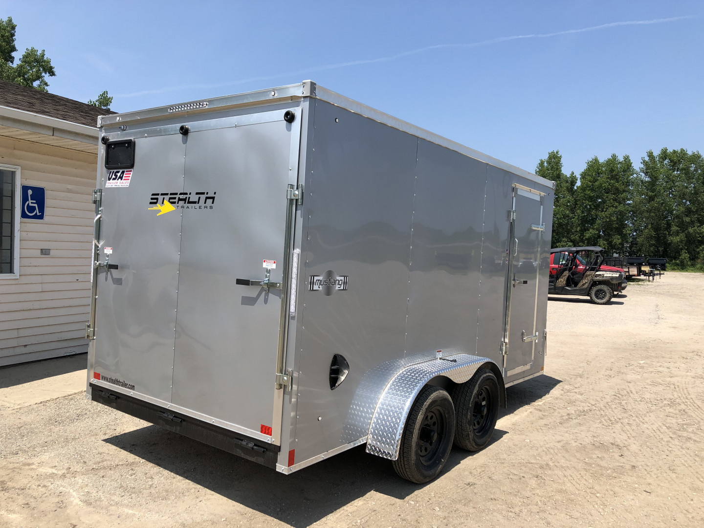 New 2025 Stealth Trailers 7X14 W/ 78" INTERIOR Cargo / Enclosed Trailer