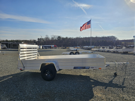New 2026 Aluma 6812H w/ 12" Solid Sides Utility Trailer