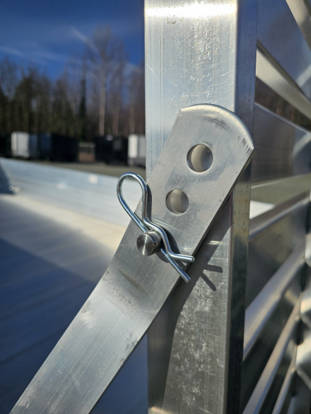 New 2026 Aluma 6812H w/ 12" Solid Sides Utility Trailer