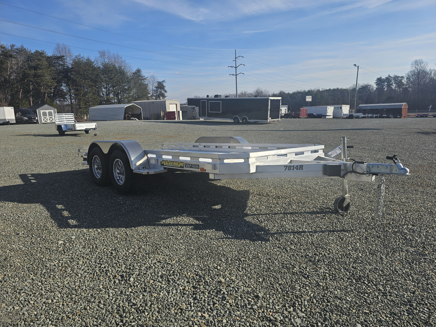 New 2026 Aluma 7814TA Utility Trailer