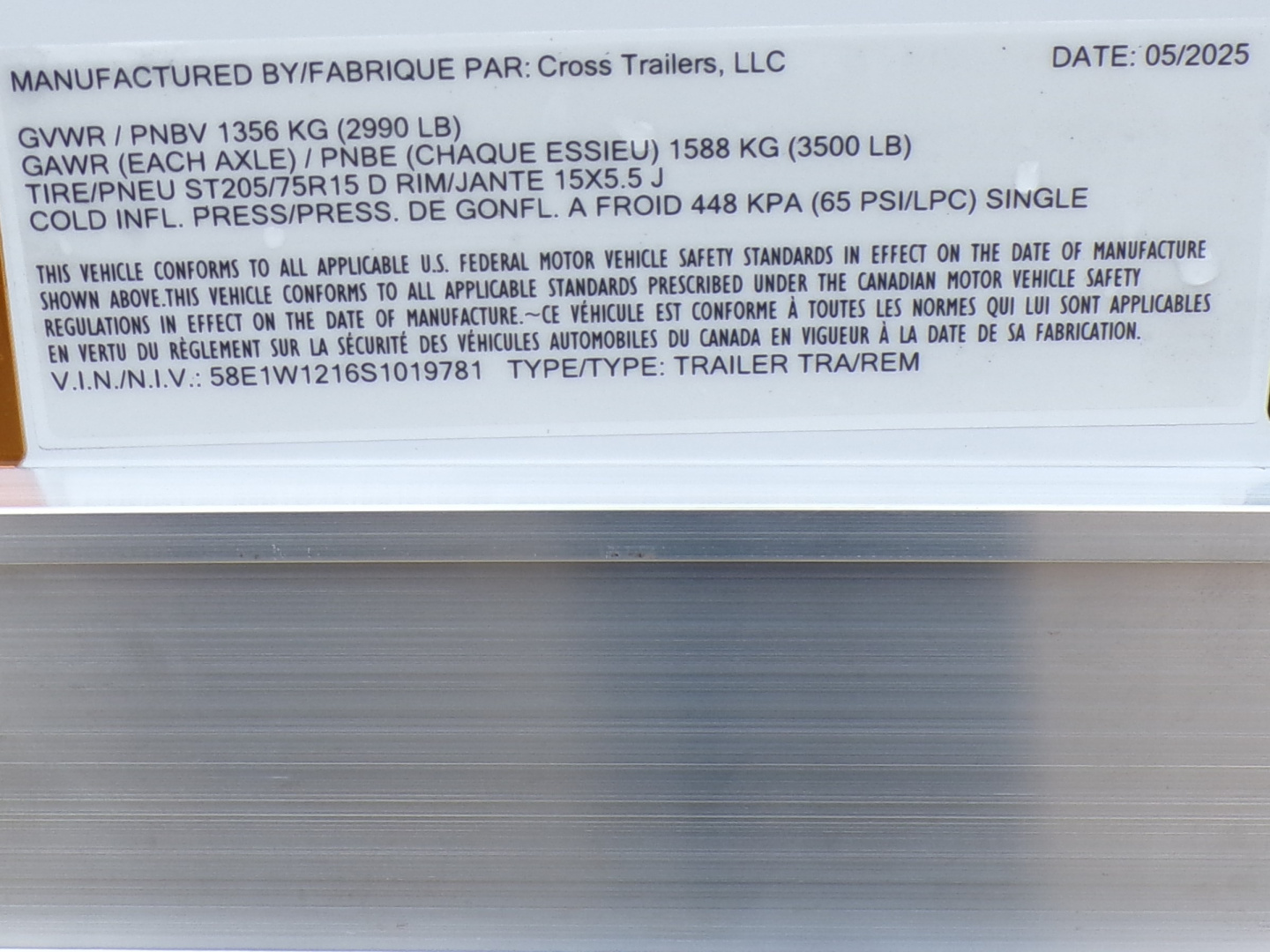 New *2025 Other Alpha 6 x 12 SA Cargo / Enclosed Trailer