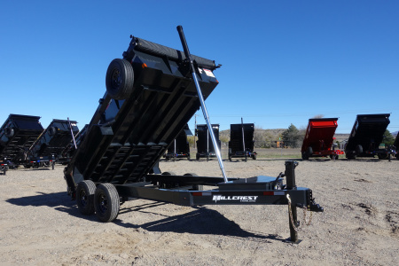 New 2026 Hillcrest Trailers 7'x14'x2' 14k GVWR Dump Trailer