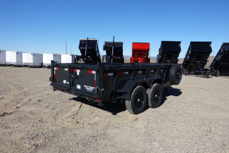 New 2026 Hillcrest Trailers 7'x14'x2' 14k GVWR Dump Trailer