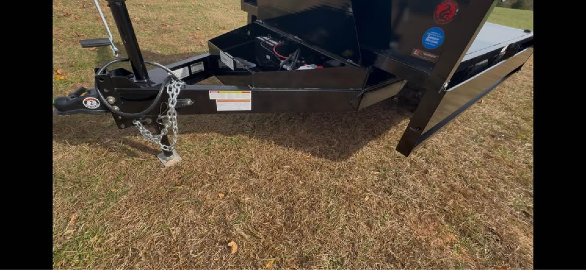 New 2026 Hawke Trailers 6x12 deck over dropsides Dump Trailer