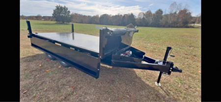 New 2026 Hawke Trailers 6x12 deck over dropsides Dump Trailer