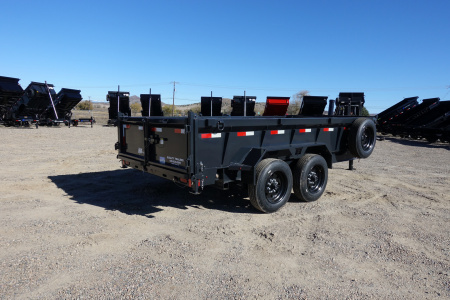 New 2026 Hillcrest Trailers 7'x14'x2' 17,500k GVWR Dump Trailer