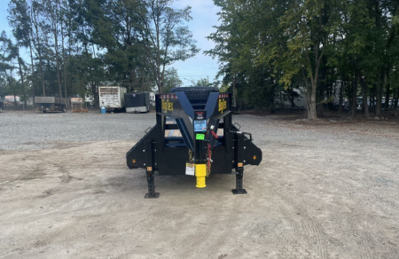 New 2026 Big Tex 35+5 16GN Super Duty Single Wheel Tandem w/ Mega Ramps 17500 GVWR Flatbed Trailer