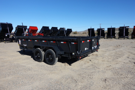 New 2026 Hillcrest Trailers 7'x16'x2' 17,500k GVWR Dump Trailer