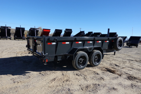 New 2026 Hillcrest Trailers 7'x16'x2' 17,500k GVWR Dump Trailer