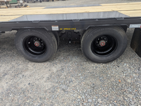 New 2026 Big Tex Trailers 35+5 25GN Heavy Duty Tandem Dual Wheel Gooseneck w/ Mega Ramps 25900 GVWR Flatbed Trailer