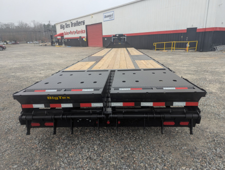 New 2026 Big Tex Trailers 35+5 25GN Heavy Duty Tandem Dual Wheel Gooseneck w/ Mega Ramps 25900 GVWR Flatbed Trailer