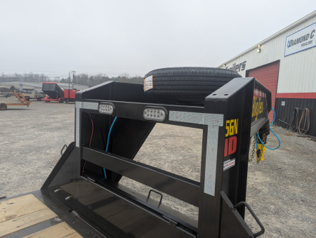 New 2026 Big Tex Trailers 35+5 25GN Heavy Duty Tandem Dual Wheel Gooseneck w/ Mega Ramps 25900 GVWR Flatbed Trailer