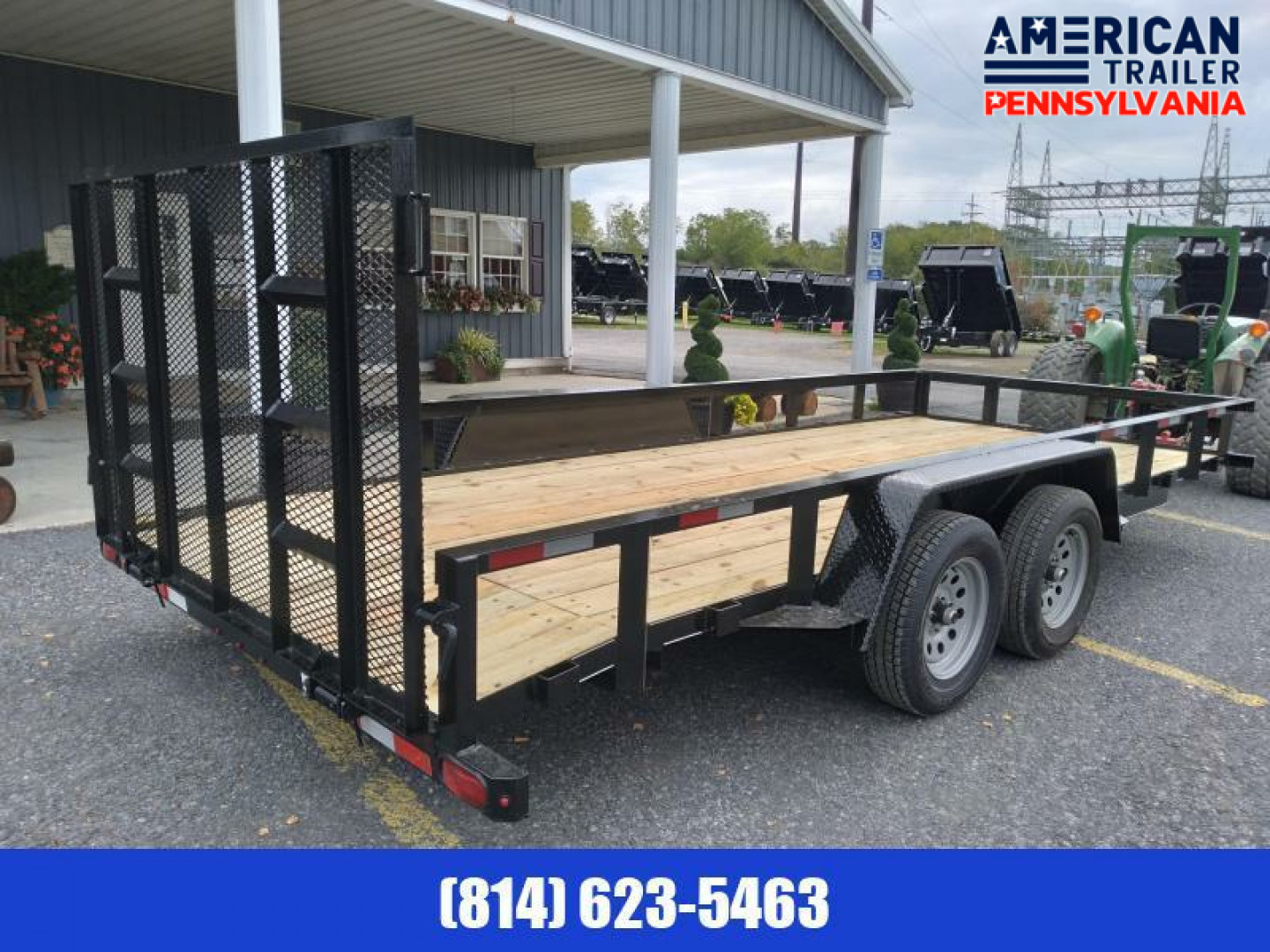 New Quality Trailers General Duty Utility 82"x 18' - 7000 GVWR