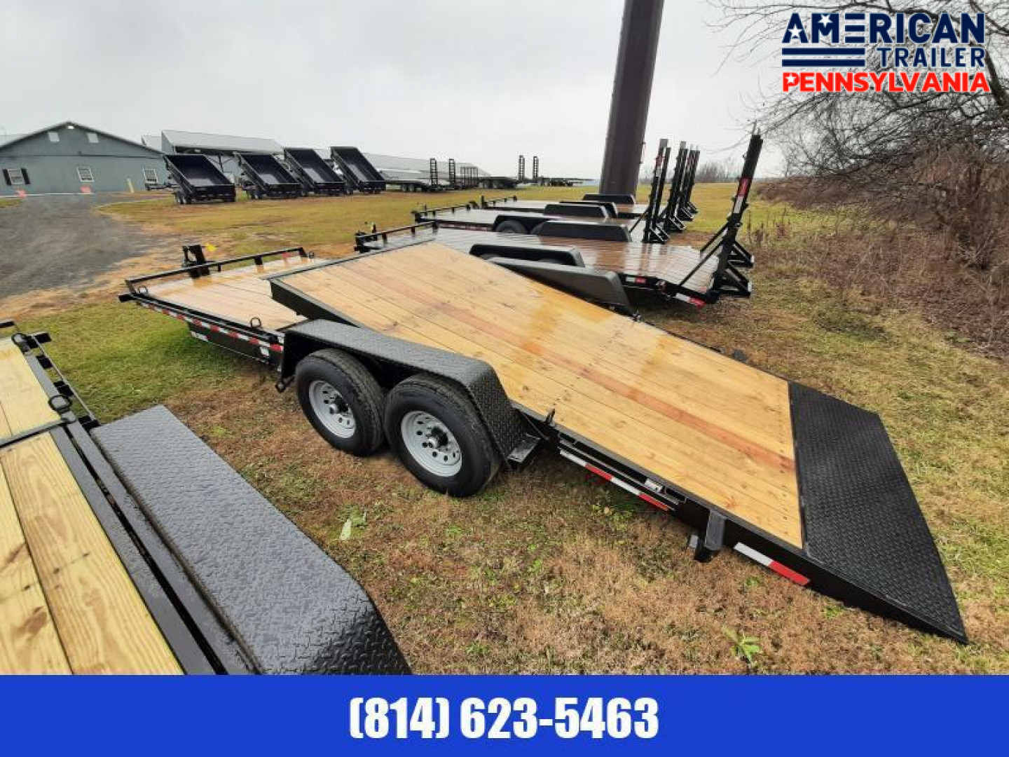 New Quality Trailers - Pro Grade - Split Tilt - 22' - 15000 GVWR
