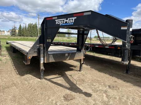 Used 2023 Top Hat Trailers 34' STRAIGHT DECK Flatbed Trailer
