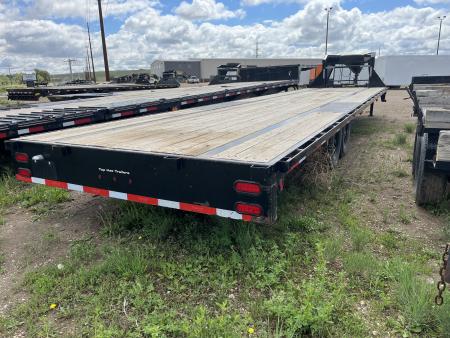 Used 2023 Top Hat Trailers 34' STRAIGHT DECK Flatbed Trailer